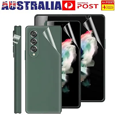 $11.99 • Buy For Samsung Galaxy Z Fold 4 3 HYDROGEL Self-Healing Screen Protector Full Cover