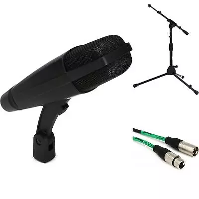 Sennheiser MD421-II Instrument Mic Pack With Short Stand And Cable • $508.05