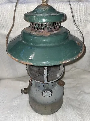 Vintage Antique Coleman Lantern 228D Chrome Fishing Lantern Coleman Glass Globe • $69.99