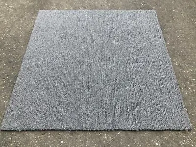 £28.99 • Buy Carpet Tiles Heavy Duty 20pcs 5SQM Office Home Shop FLOOR Flooring LIGHT GREY