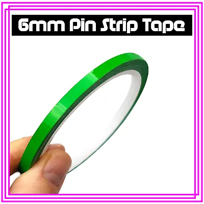 Green Gloss Car Pin Stripe Coach Line Tape Styling Stripe 6mm X 10meter • £5.60