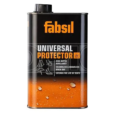 Fabsil UV Universal Protector Waterproof Seam Sealant Black 1 Litre GRFAB47 • £16.85