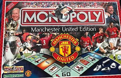 Manchester United Football Club Limited Edition Monopoly Board Game 2003 • £35