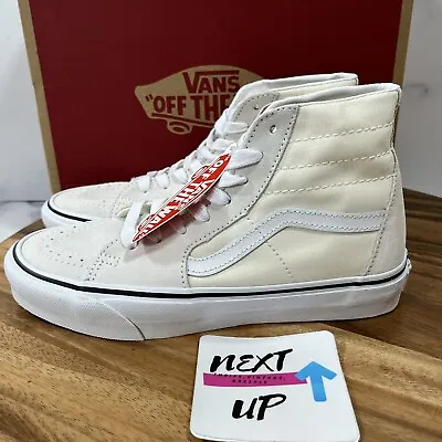 Vans Sk8-Hi Tapered Suede/Canvas Marshmallow VN0A4U16FS8 Women's MULTIPLE SIZES • $37.70