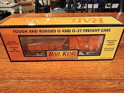 Rail King By MTH A&GW -Big Mo Crane Tender Car 30-79030 • $35