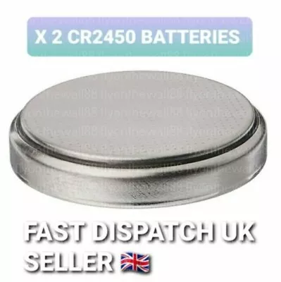 2 X Cr2450 Key Fob Battery For Volvo S40 V50 C30 C70 Xc60 • $4.91