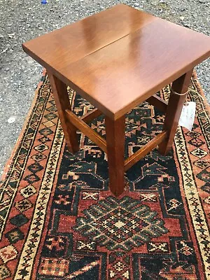 $790 • Buy Antique STICKLEY Bros Taboret Table With Paper Label. W5466 SIGNED And PICTURED