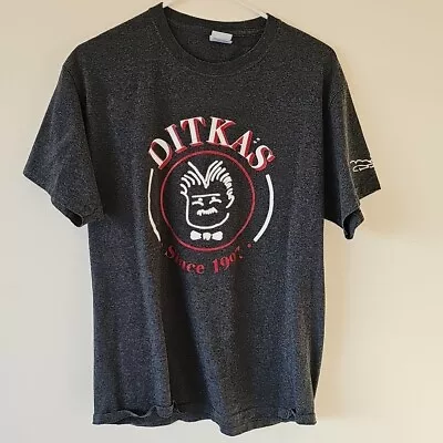 Mike Ditka's Restaurant  Bar Chicago T-Shirt Medium M Dark Gray Shirt Bears • $10.95