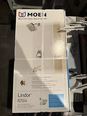 MOEN Lindor Spot Resist Brushed Nickel Posi-Temp Tub/Shower.MSRP $299.60 • $145