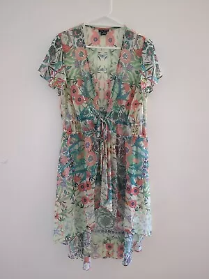 City Chic Sheer Floaty Romantic Floral Dress Size XS New • $20