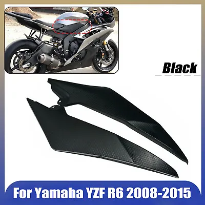 $22.98 • Buy For Yamaha YZF R6 2008-2015 Tank Side Fairing Panel Gas Trim Cover Cowl Black US