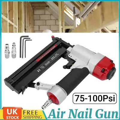 £33.99 • Buy Aluminium Air Nail Gun 2-in-1 Brad Nailer Stapler 18G Pneumatic Powered Tool