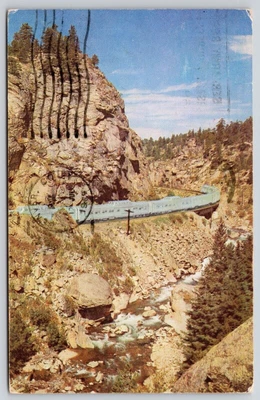 $2.25 • Buy Vista Dome California Zephyr S Boulder Canyon CO Rockies Postcard PM Denver CO