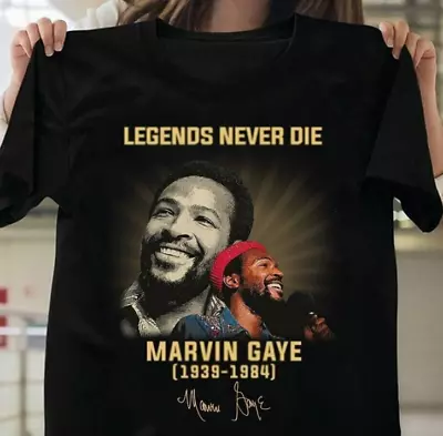 Marvin Gaye T Shirt Hot!! Dad Gift /basic - Hot Design Basic Shirt • $19.94
