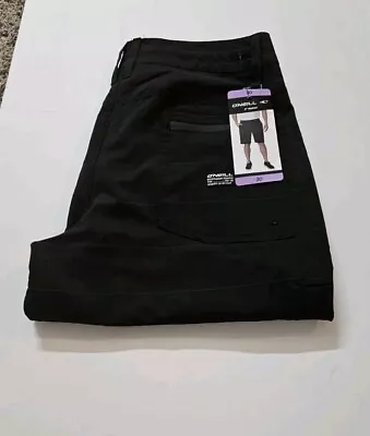 O'Neill Men's Crossover Hybrid Shorts Size 30 Black 11-Inch Inseam NWT • $15.99
