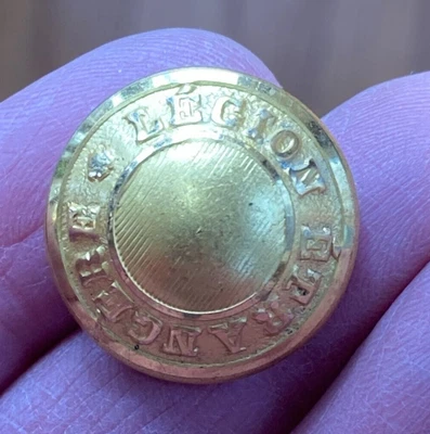 $4.99 • Buy Brass Clothes Button Legion Etrangere French Foreign Legion Superior Quality