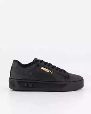 $99.95 • Buy PUMA Smash Platform V3  Shoe - Black/Gold - Womens