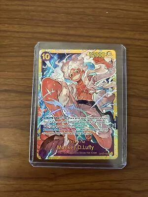 One Piece Monkey D Luffy OP05-119 SEC Secret Rare  Awakening Of The New Era • $11.95