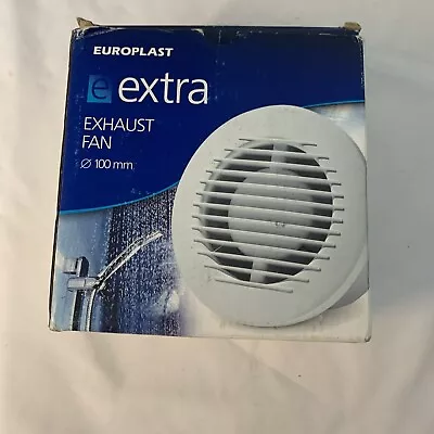 Steinberg14 100mm 4 Inch White Bathroom Fan - Extractor Ventilator For Kitchen • £4.99