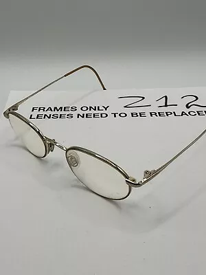 Marchon Super Thin 24 Titanium DemiBlond SatinGEP Eyeglass Frames Only 47 20 140 • $44.99