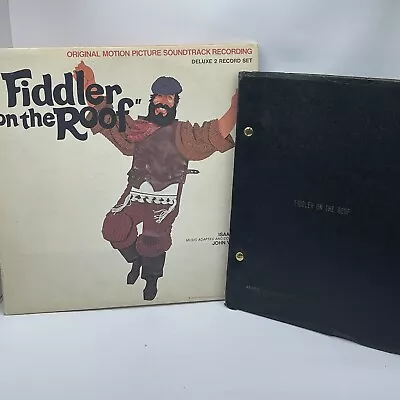 FIDDLER ON THE ROOF Original Script For The 1964 Broadway Musical TONY AWARD! • $1899.95