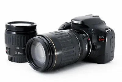 Canon EOS 550D/Rebel T2i/Kiss X4 18.0MP 35-105/100-300mm [Exc W/8GB SD [34] • $820.13