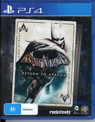 Batman Return To Arkham Playstation 4 PS4 Game • $37.50