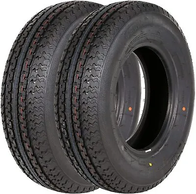 $135.89 • Buy Set Of 2 ST205/75R14 Radial Trailer Tire, 8 Ply Load Range D Replacement Tire