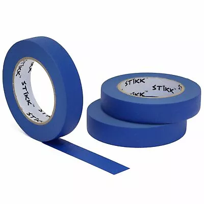 3 Pack 1  Inch X 60yd (24mm X 55m) STIKK Blue Painters Masking Tape • $9.47