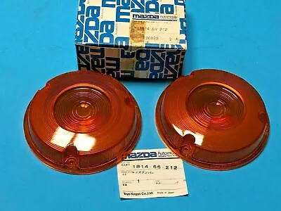 MAZDA Pickup Rotary 1974-1977 Tail Light Turn Amber Lens Set Of 2 Genuine NOS • $30