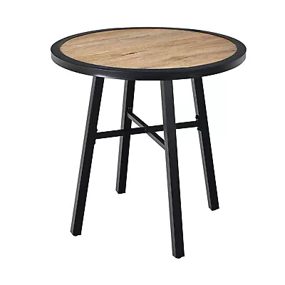 Topbuy 29  Patio Round Bistro Metal Table Patio Coffee Table With Heavy-Duty • $104.99