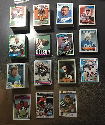 $15 • Buy VINTAGE TOPPS FOOTBALL CARD LOT OF 438 LOT INCLUDES STARS 1974 To 1990