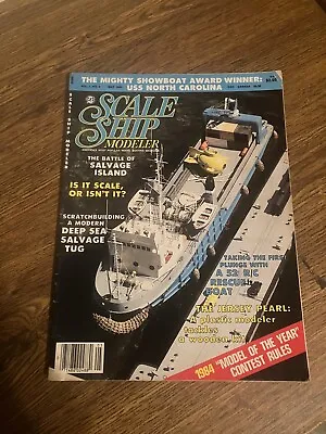 Back Issue Of Scale Ship Modeler Magazine - May 1984 • $5