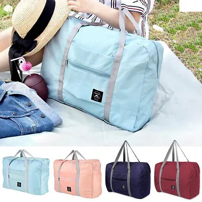 $13.89 • Buy Foldable Travel Duffel Bag Waterproof Lightweight Tote Carry-on Bag Durable--