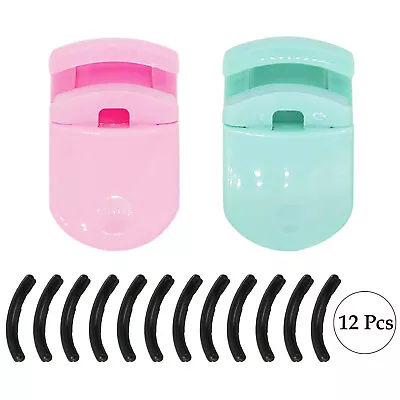 2pcs Mini Portable Eyelash Curler For Woman Girl Eye Lashes Beauty Makeup Tool • $11.99