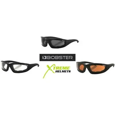 Bobster Foamerz 2 Motorcycle Sunglasses Anti-fog Lens UV Protection ANSI Z87.1+ • $22.48