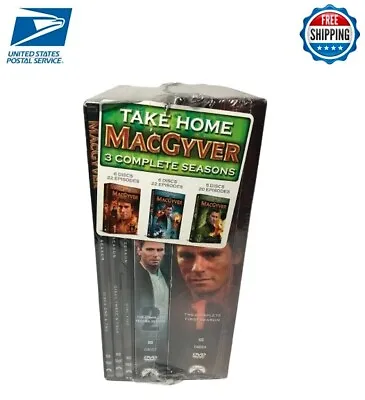 Macgyver Series Seasons 1-3 DVD Box Sets 1985 TV Series & Movies! New • $30.60