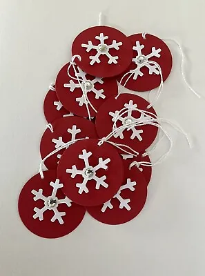 10 Handmade Christmas Gift Tags • £3.25