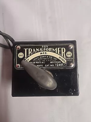 Vintage LOUIS MARX 50 Watt Toy/train Transformer #1249 - TESTED • $17.99