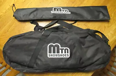 NEW MTN Snowshoes With Trekking Poles - Bags Blue 26 X 8 • $20