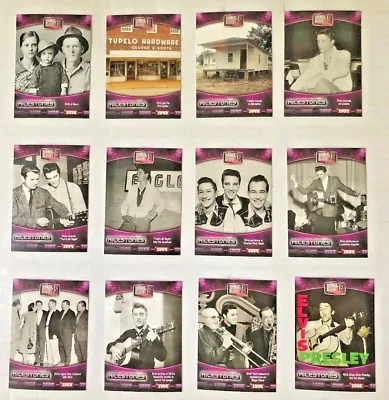 Elvis Presley 2010 PRESS PASS MILESTONES 75th Birthday Parallel Cards - YOU Pick • $3.44