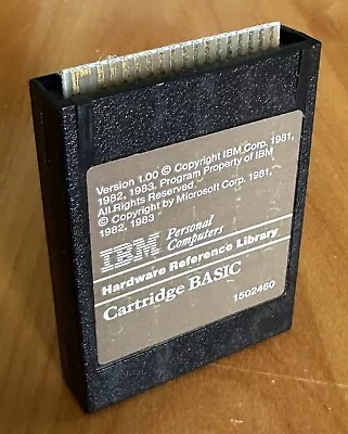 1983 IBM Personal Computer Hardware Reference Library Cartridge BASIC 1502460 • £8.02