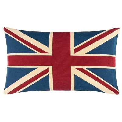 Evans Lichfield Tapestry Union Jack Cushion Cover RV2966 • £20.45