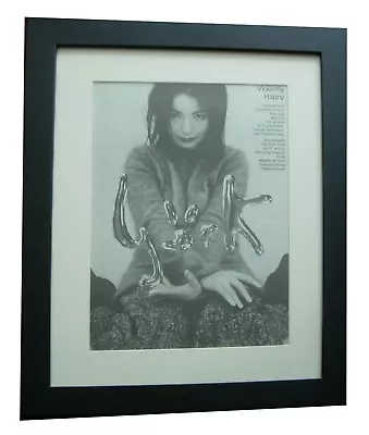 £69.95 • Buy BJORK+Violently Happy+POSTER+AD+RARE ORIGINAL 1994+FRAMED+EXPRESS GLOBAL SHIP