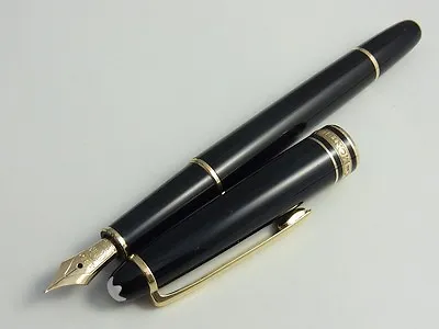 $199 • Buy Montblanc Meisterstuck 144 Fountain Pen F (unicolor Nib) (used) FREE SHIPPING