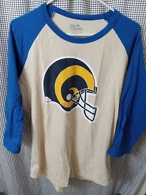 Aaron Donald #99 Los Angeles Rams Majestic T-Shirt Men's 2XL • $12.31