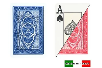 DA VINCI Ruote 100% Plastic Playing Cards - Bridge Size Jumbo Index • $16.99