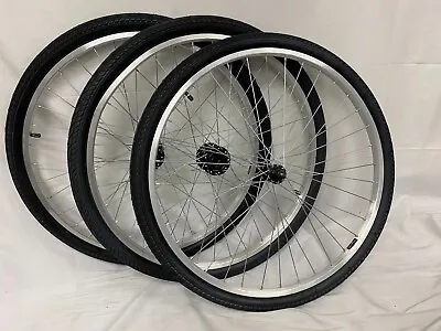 26 Inch Tricycle Wheels Adult Trike Wheelset W/Tire Tube 15mm Axles Complete • $59.99