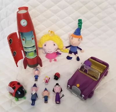 £26.99 • Buy BEN & HOLLYS LITTLE KINGDOM BUNDLE Car NANNY PLUM Figures LIGHT UP ROCKET Plush 
