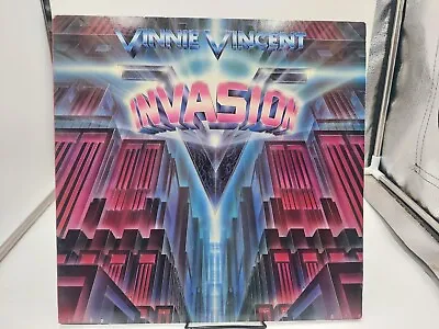 Vinnie Vincent Invasion LP Record Album 1988 Promo Ultrasonic Clean EX CVG+ • $67.96